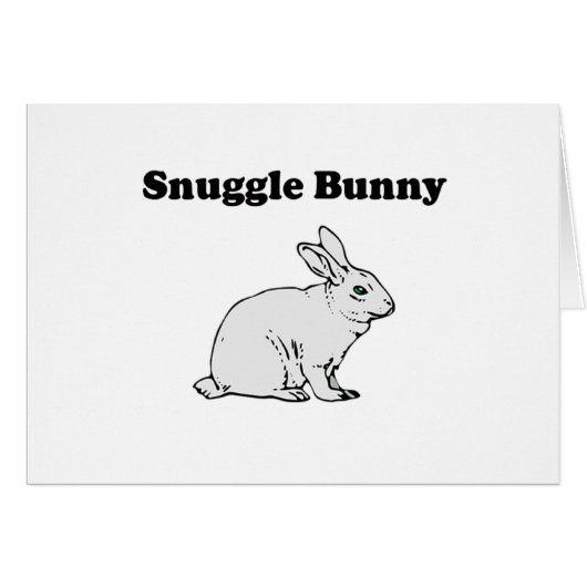 Snuggle Bunny Cards (Front Horizontal)