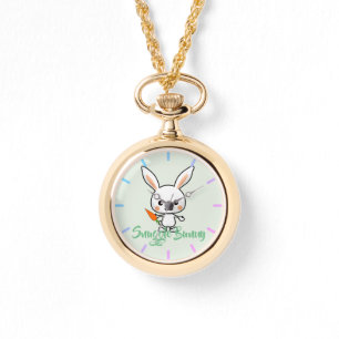 Snuggle Bunny Kawaii Custom Watch