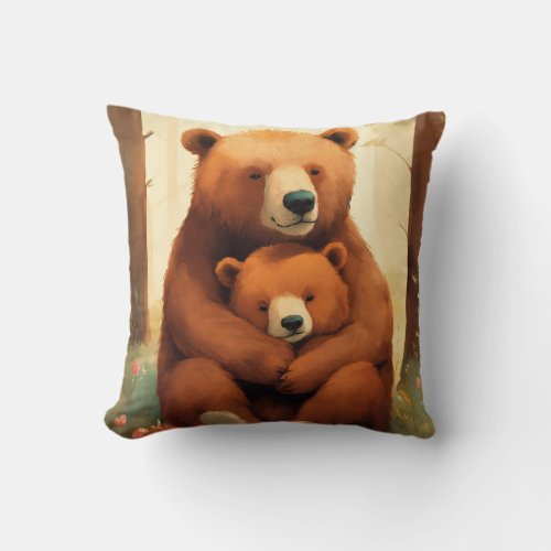 Snuggle Companion The Teddy Bear Pillow Throw Pillow
