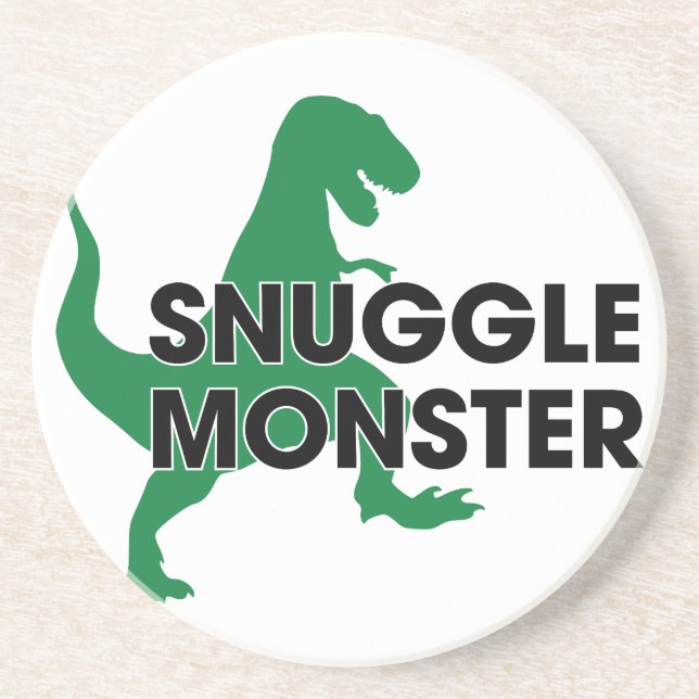 Snuggle Monster Drink Coaster (Front)
