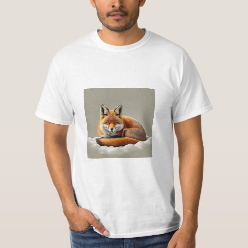 Snuggle Season Fox T_Shirt