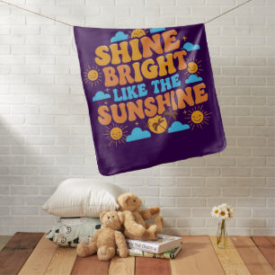 "Snuggle & Shine – ‘Shine Bright Like the Sunshine Baby Blanket