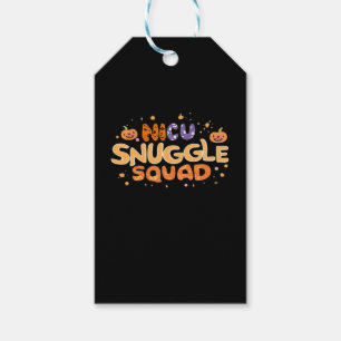 Snuggle Squad NICU Nurse Neonatal Nurse Halloween Gift Tags