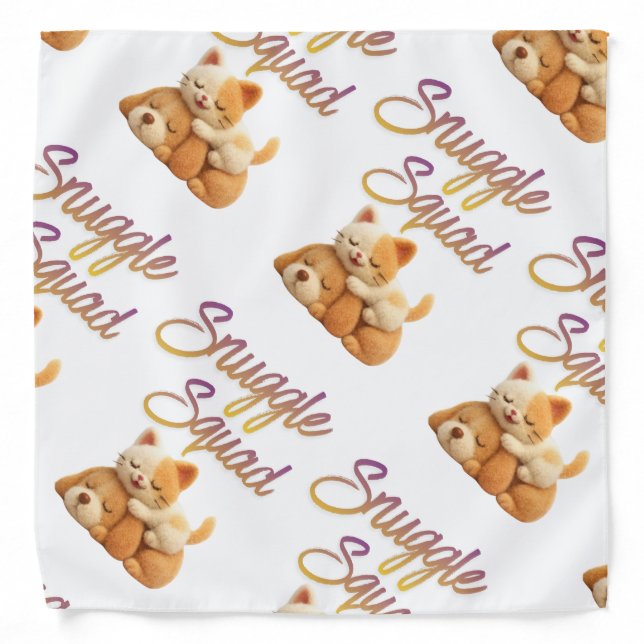 Snuggle Squad Pet Bandana (Front)