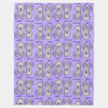 Snuggle Sweet Dreams Teddy-lavender blue