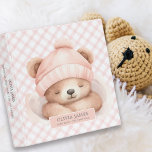 Snuggle Up Bear Baby Photo Album  3 Ring Binder<br><div class="desc">Capture every precious yawn and slumber with this adorable "Snuggle Up Bear" photo album. Featuring a cuddly sleeping bear alongside Baby's Name and their birth stats,  this binder will become a treasured keepsake of sweet dreams and tiny miracles.</div>