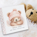 Snuggle Up Bear Baby Photo Album  3 Ring Binder<br><div class="desc">Capture every precious yawn and slumber with this adorable "Snuggle Up Bear" photo album. Featuring a cuddly sleeping bear alongside Baby's Name and their birth stats,  this binder will become a treasured keepsake of sweet dreams and tiny miracles.</div>