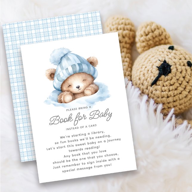 Snuggle Up Bear Book for Baby Enclosure Card (Creator Uploaded)