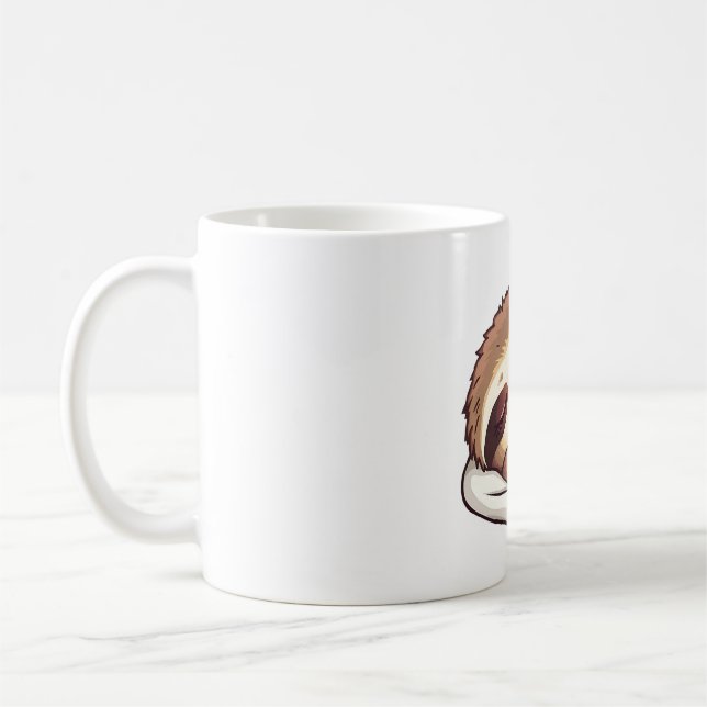Snuggle Up Sloth: Cozy Night In Coffee Mug (Left)
