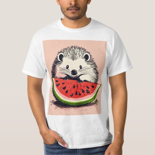 Snuggle Up with Adorable Baby Hedgehog T_Shirts