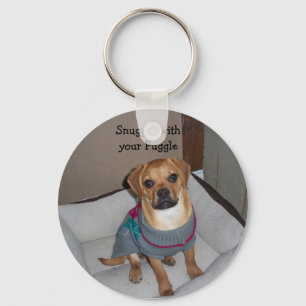 Snuggle with your Puggle Keychain