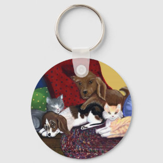 Snuggled Up Keychain