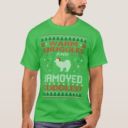 Snuggles Samoyed Cuddles Christmas Ugly Sweater