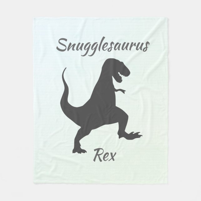 Snugglesaurus Rex Blanket (Front)
