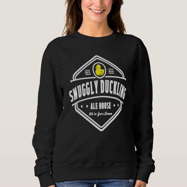 Snuggly Duckling Brewing Company Mens Womens_3 Sweatshirt (Front)