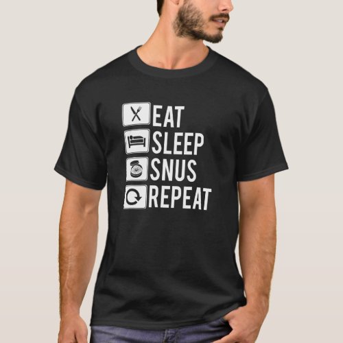 Snus  Idea No Smoker Nicotine Smokeless Tobacco T_Shirt