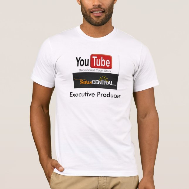 SnusCENTRAL YouTube Producer T-Shirt (Front)