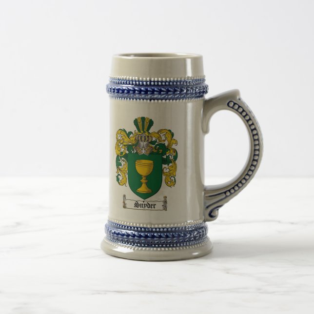 Snyder Coat of Arms Stein (Right)