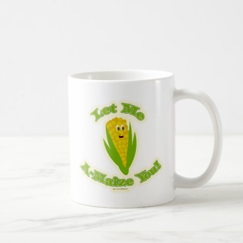 So A_Maize_ing Corn Cute Cartoon Character Coffee Mug