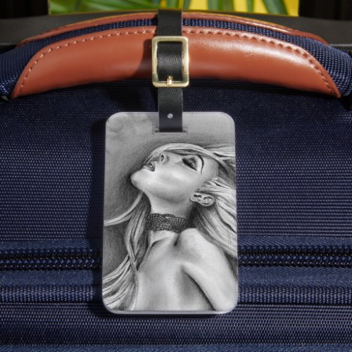 So Alive Mother Monster Blonde Original Art Luggage Tag