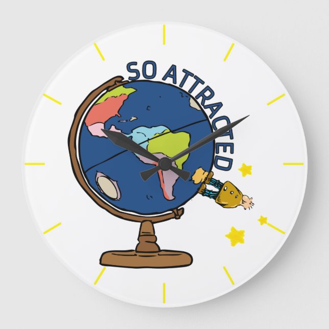 So Attracted Large Clock (Front)