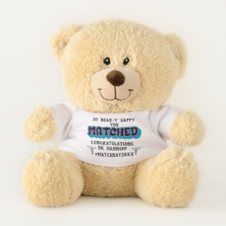 So Bear-y Happy You Matched" Personalized Teddy Be Bear