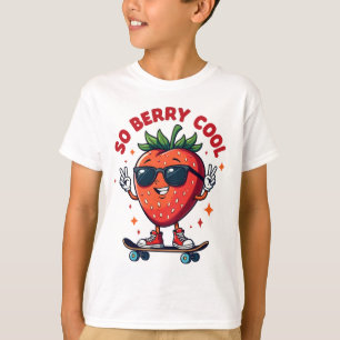 So Berry Cool Fruit Lover Strawberry Season T-Shirt