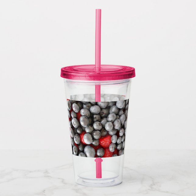 So Berry Lovely - Acrylic Sipper Tumbler (Front)