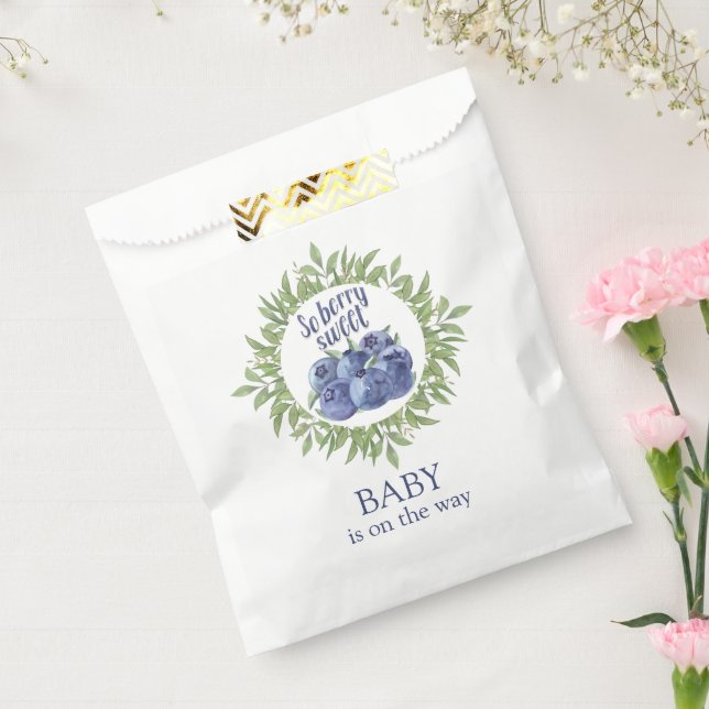 So berry sweet baby is on the way favor bags (Sealed)