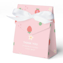 So Berry Sweet! Strawberry Birthday Favor Boxes