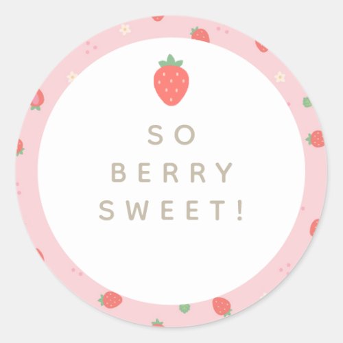So Berry Sweet Strawberry Gift Tags