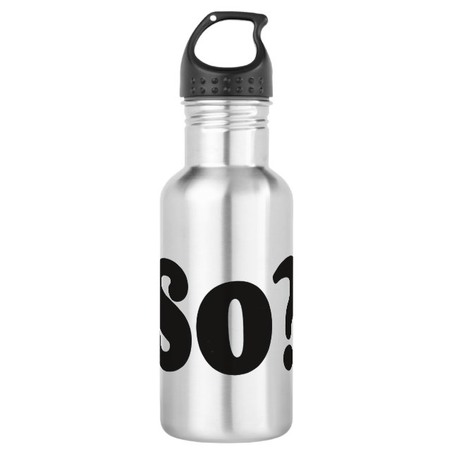 So bf stainless steel water bottle (Front)