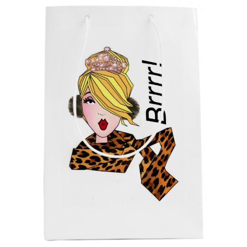 So Cold That My Tiara is Forming Icicles Diva   Medium Gift Bag