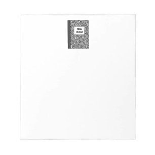 So Composed Personalized Teacher Notepad