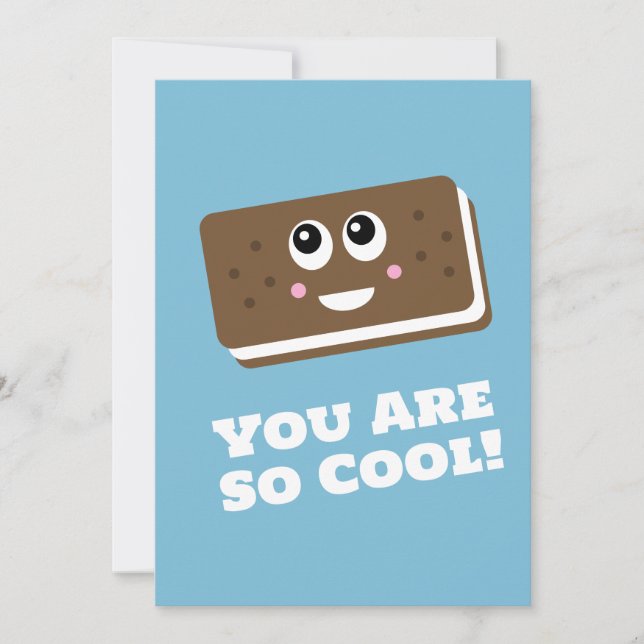 So Cool Ice Cream Sandwich Card (Front)