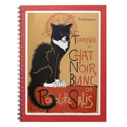 So Cool Le Chat Noir et Blanc Notebook