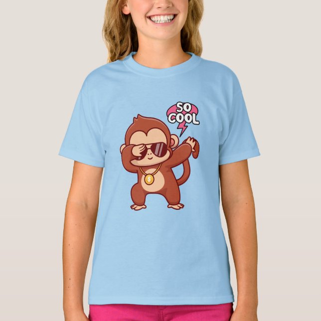so cool monkey kid t-shirt (Front)