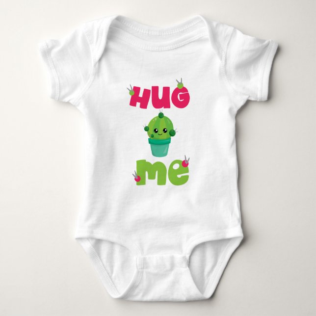 So cute Cactus Baby Bodysuit (Front)