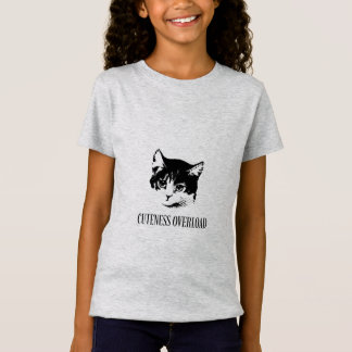 So cute! Funny cat t-shirt with an adorable kitten