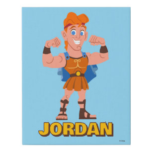 So Cute Hercules Faux Canvas Print