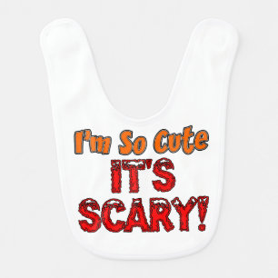 So Cute It's Scary Halloween Baby Bib
