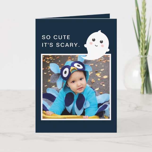 So Cute It's Scary Happy Halloween Card (Front)