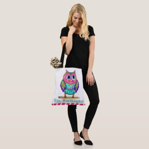 So Cute Owl Tote _ See Back