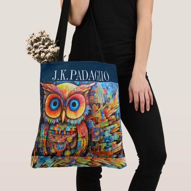 So Cute Owl Tote - See Back Bag (Close Up)