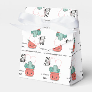 So Different , Perfect Together – Cute Love Couple Favor Boxes