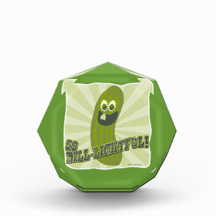 So Dill-ightful Pickle Design Acrylic Award