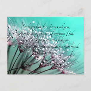 So Do Not Fear Isaiah 41:10 Bible Verse Postcard