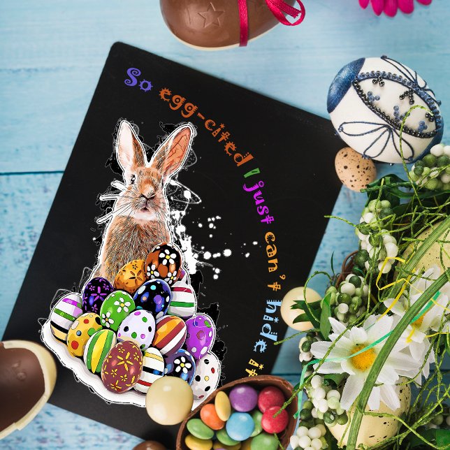 So egg-cited I just can’t hide it!  Note Card (So egg-cited I just can’t hide it! Note Card)