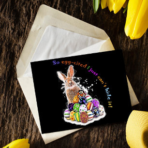 So egg-cited I just can’t hide it! Postcard