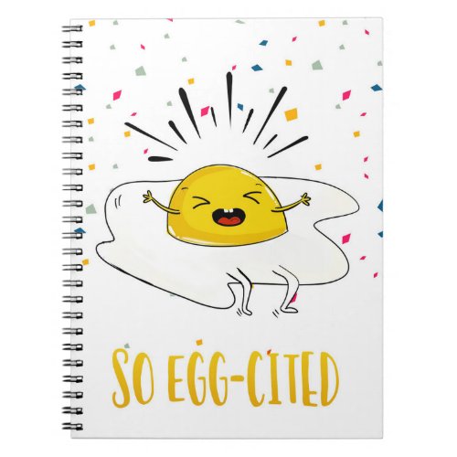 So excited congratulations new job new house egg   notebook